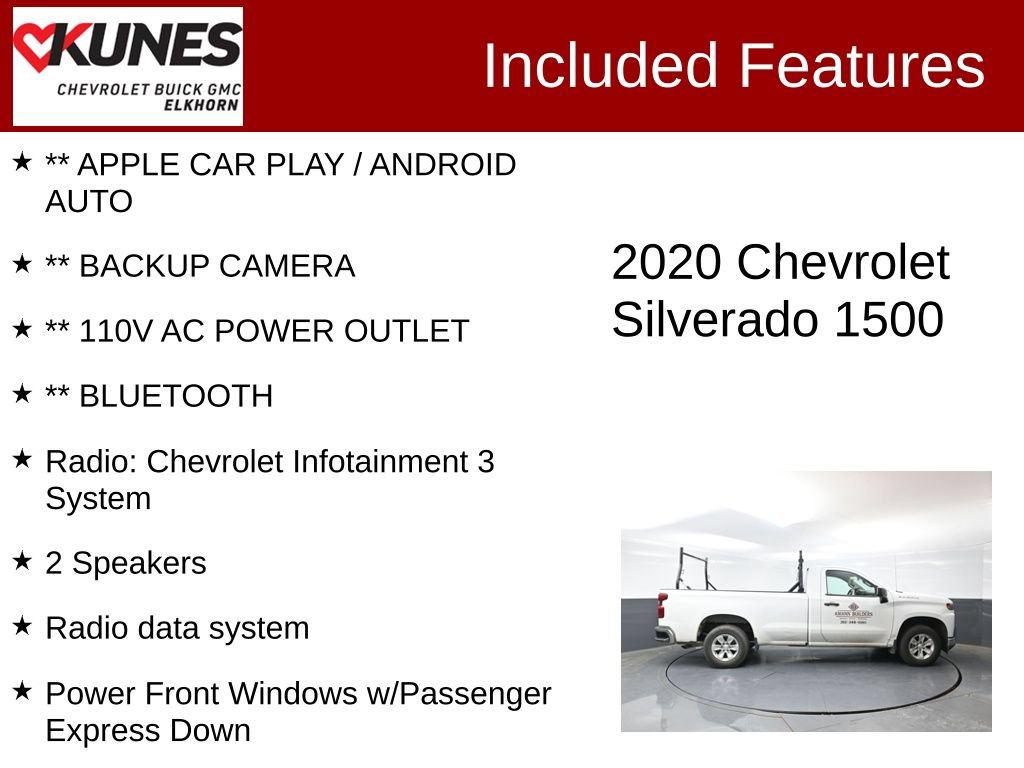Used 2020 Chevrolet Silverado 1500 W/T w/ WT Fleet Convenience Package RWD video 2