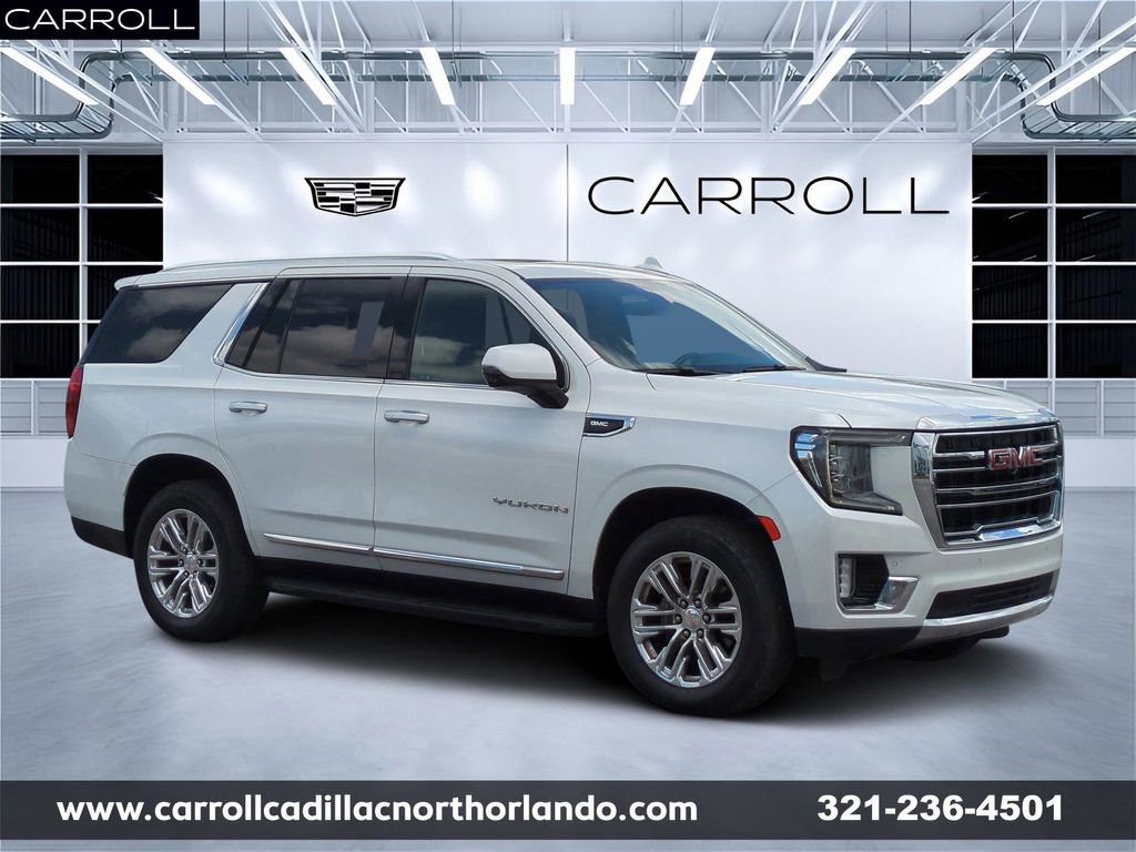 Used 2021 GMC Yukon SLT w/ SLT Luxury Plus Package RWD image 1