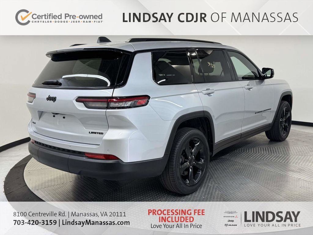Certified 2025 Jeep Grand Cherokee L Limited w/ Black Appearance Package AWD/4WD image 9