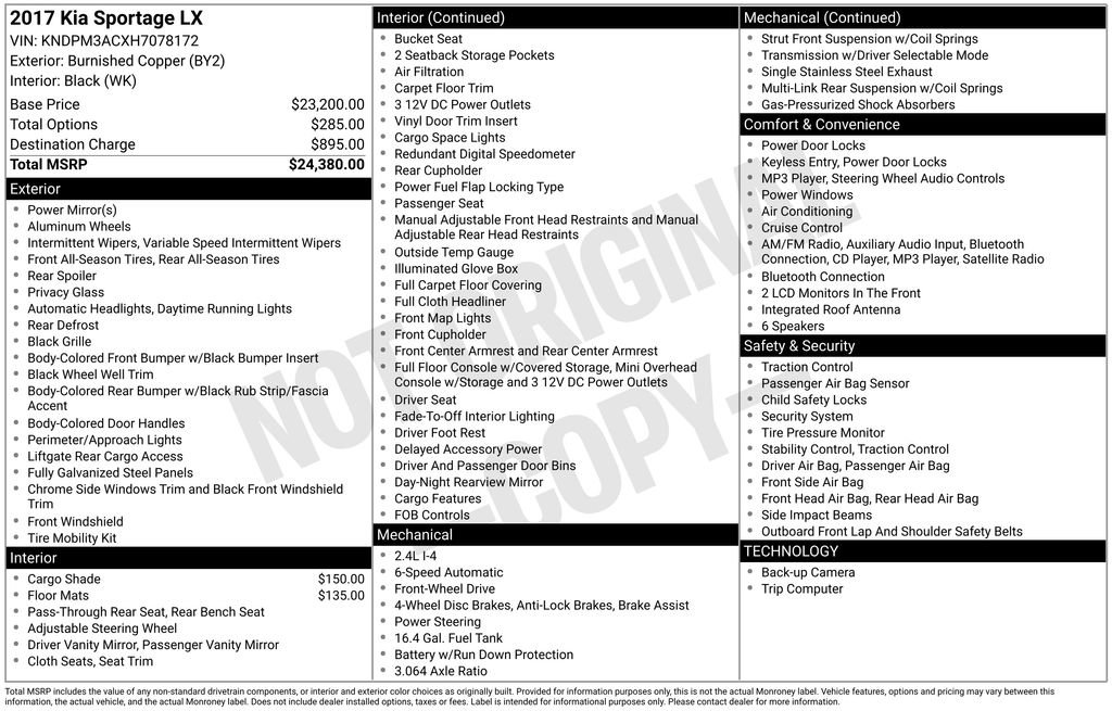 Used 2017 Kia Sportage LX image 33