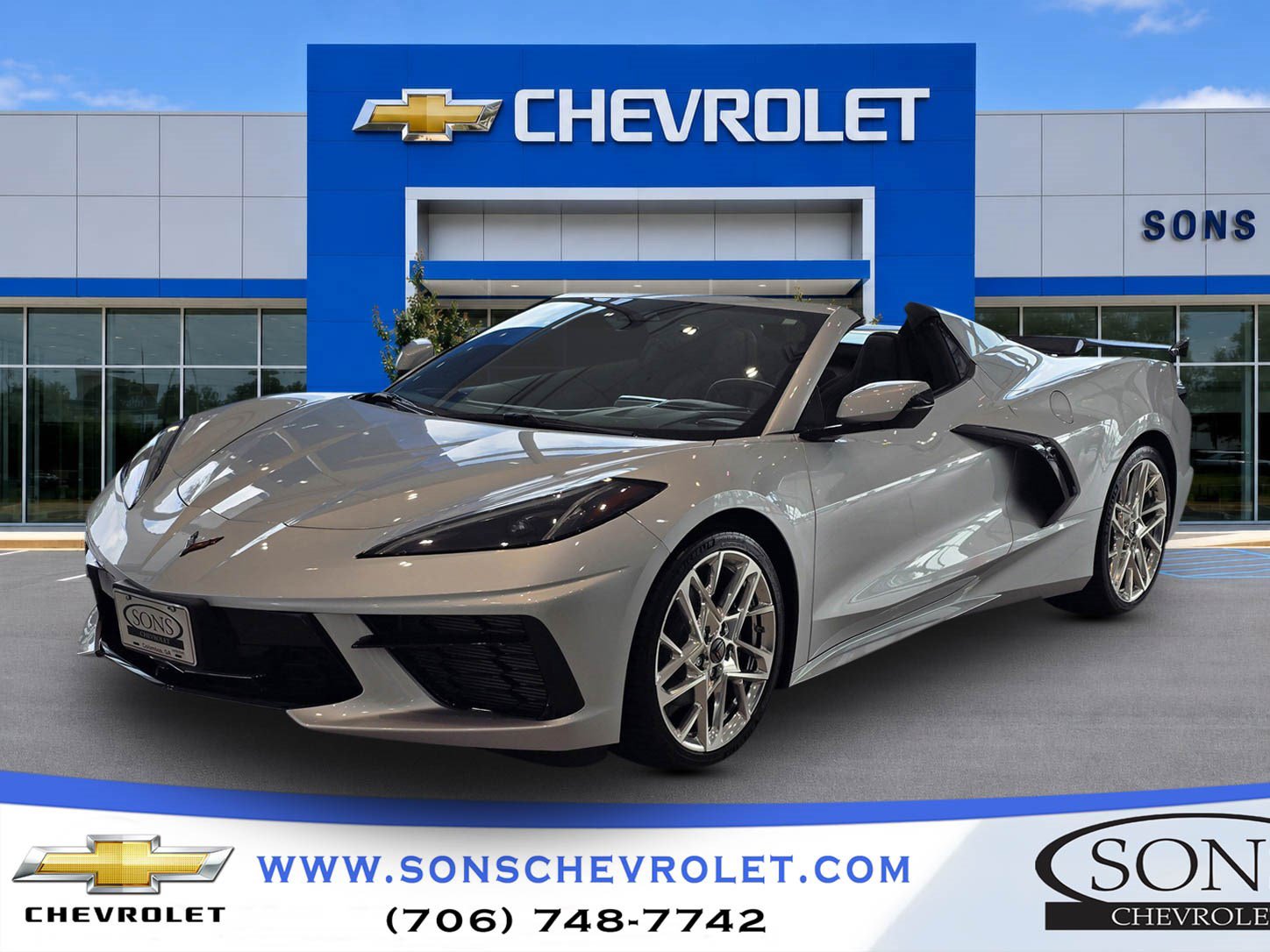 New 2026 Chevrolet Corvette Stingray Convertible w/ Battery Protection Package RWD image 1