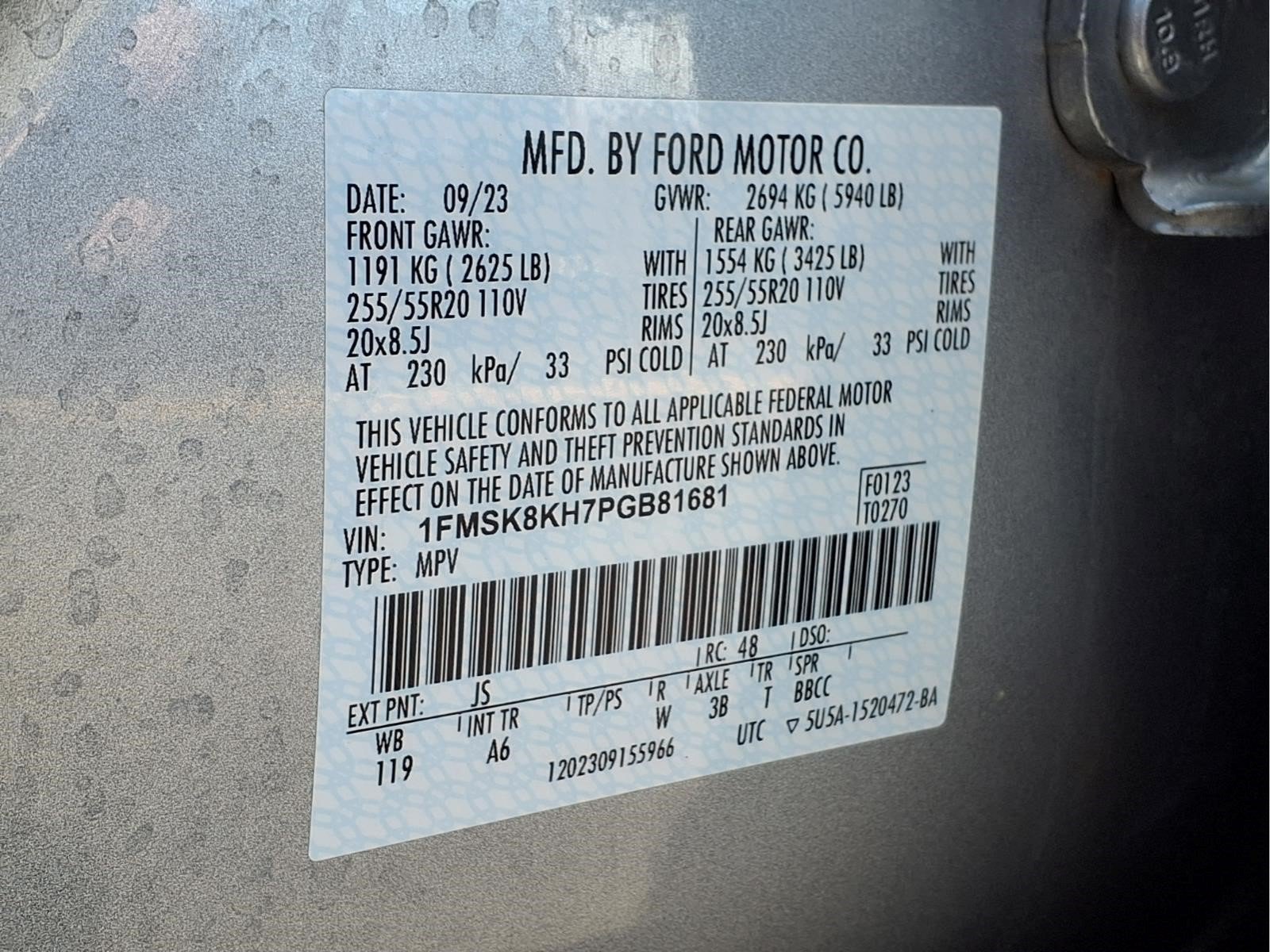 Used 2023 Ford Explorer ST-Line w/ Class IV Trailer Tow Package AWD/4WD image 25