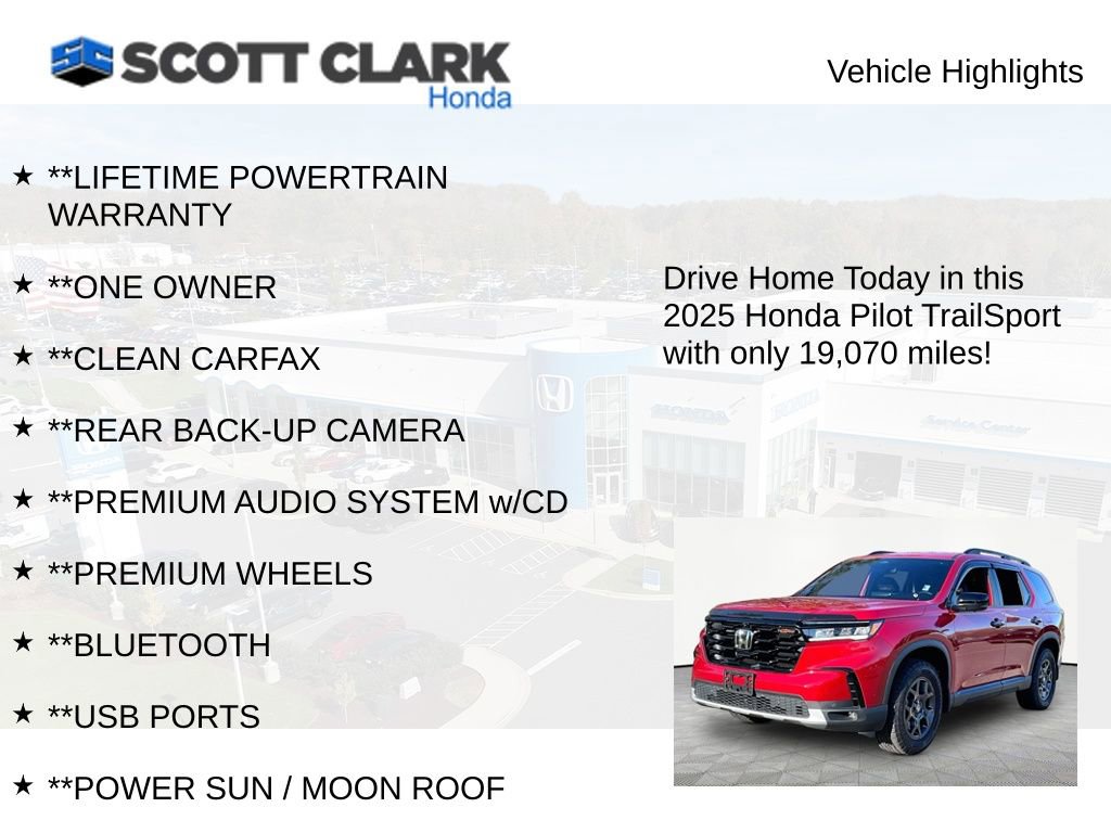 Used 2025 Honda Pilot TrailSport image 11