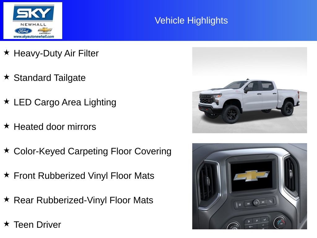 New 2025 Chevrolet Silverado 1500 Custom Trail Boss image 32