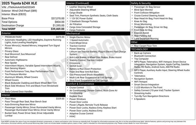 Certified 2025 Toyota bZ4X FWD image 36