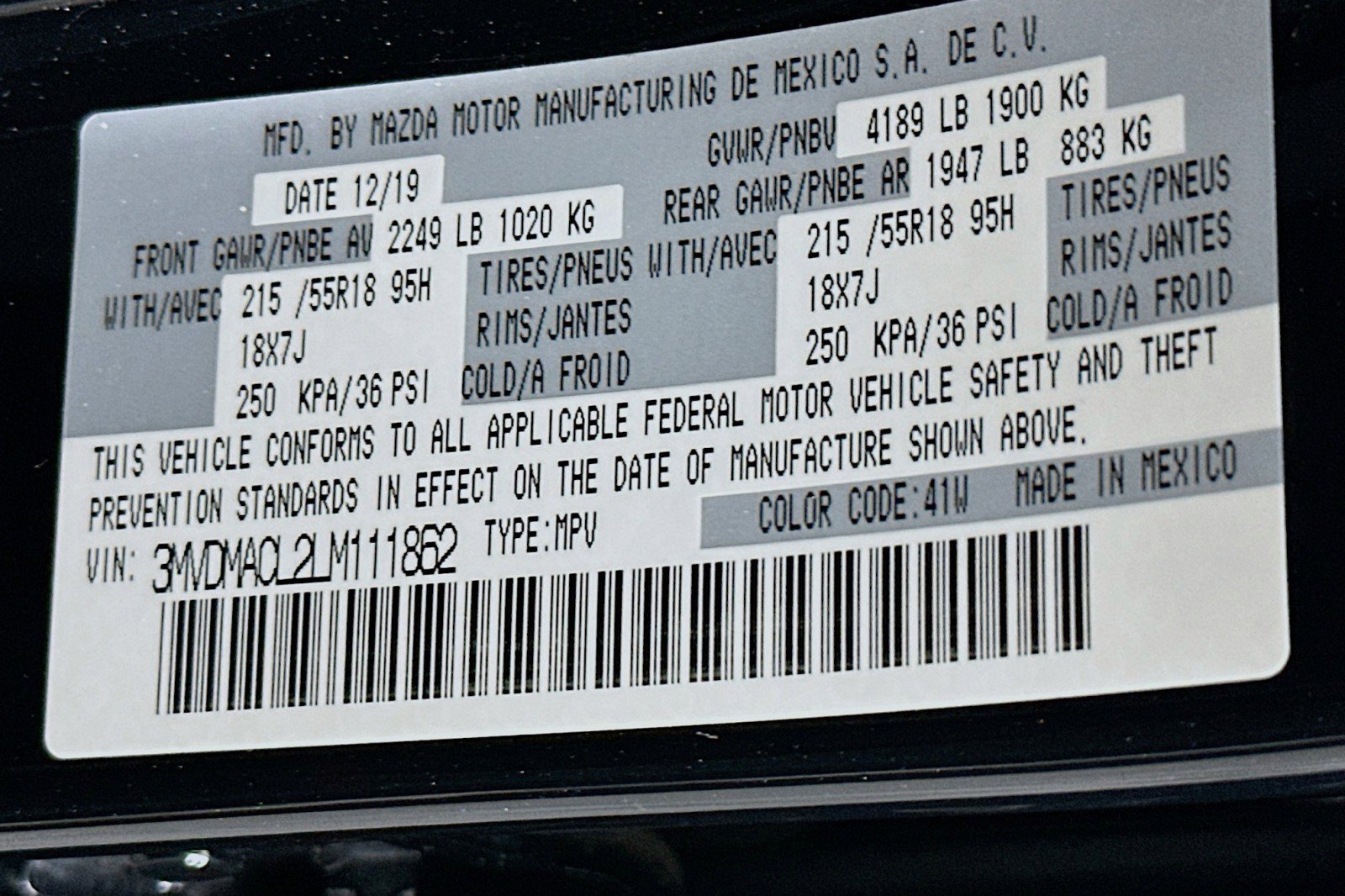 Used 2020 MAZDA CX-30 FWD w/ Select Package image 24