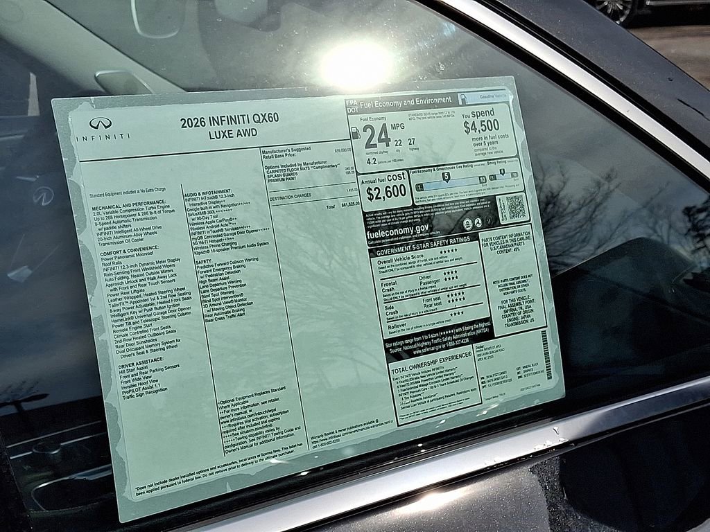 New 2026 INFINITI QX60 Luxe image 19