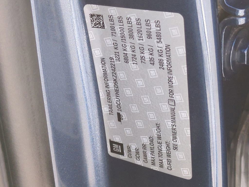 Used 2019 Chevrolet Silverado 1500 High Country w/ Technology Package image 33