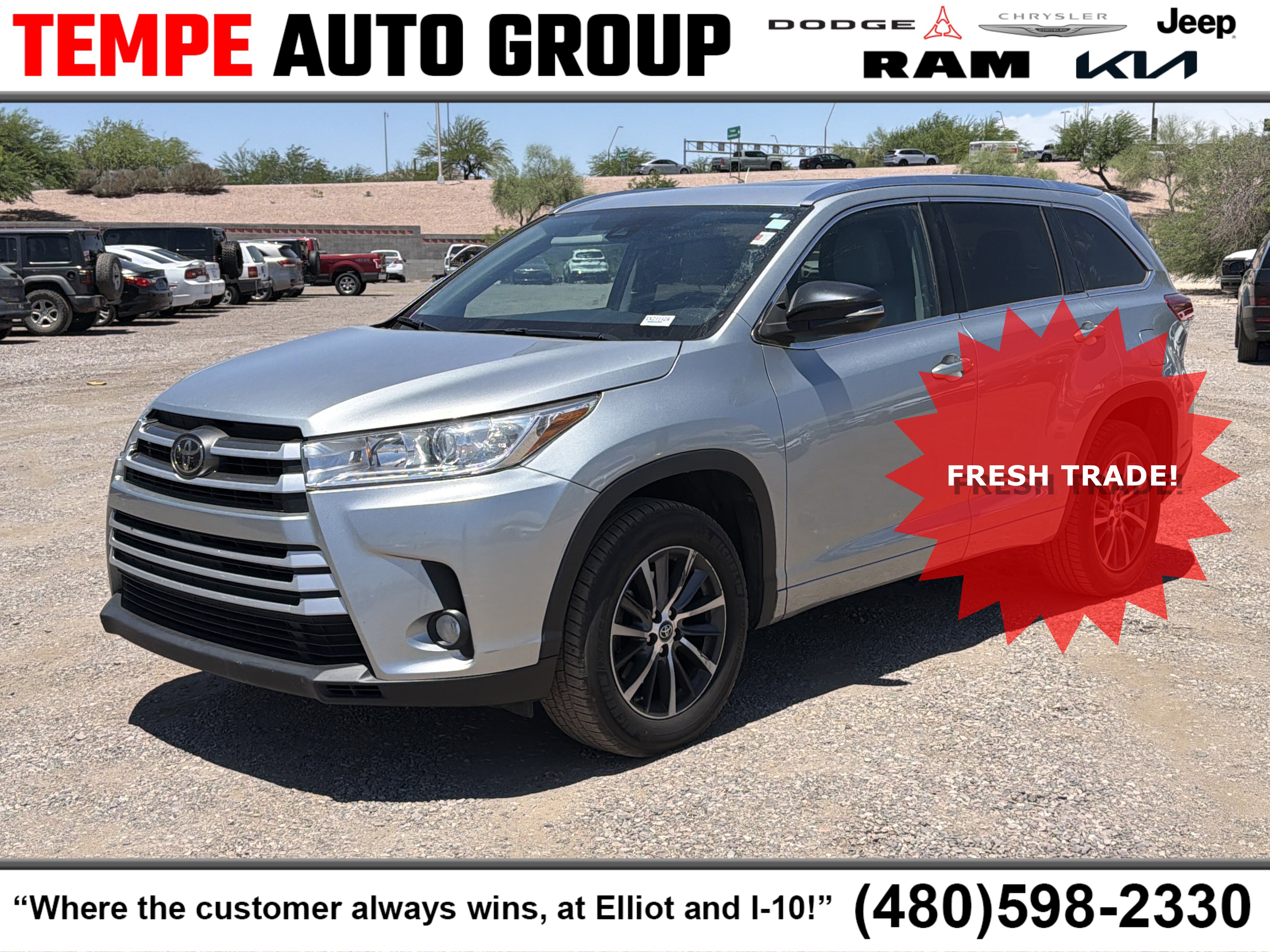 Used 2017 Toyota Highlander XLE FWD image 1