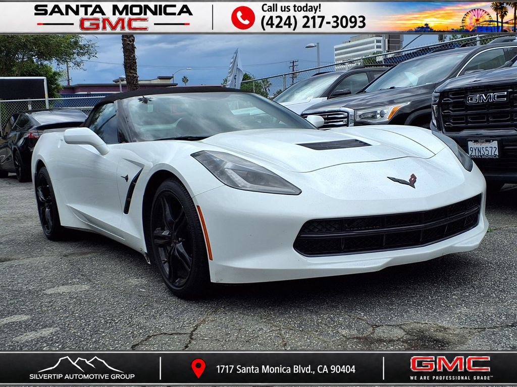 Certified 2016 Chevrolet Corvette Stingray Convertible w/ Carbon Flash Badge Package RWD image 22