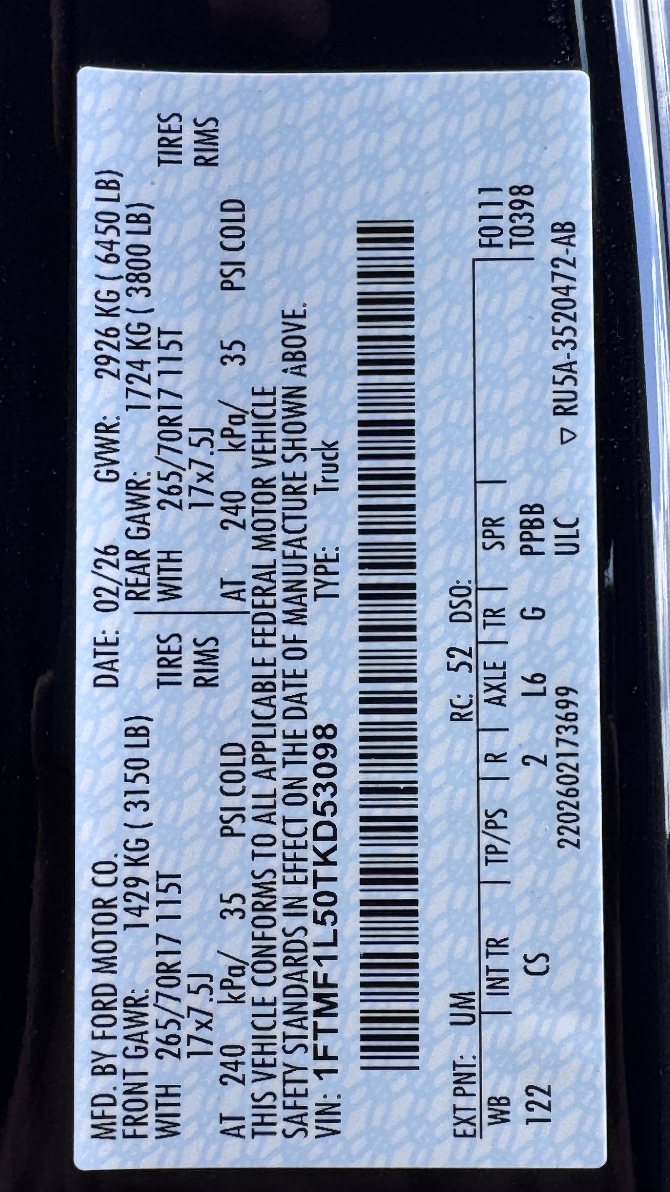 New 2026 Ford F150 XL image 7