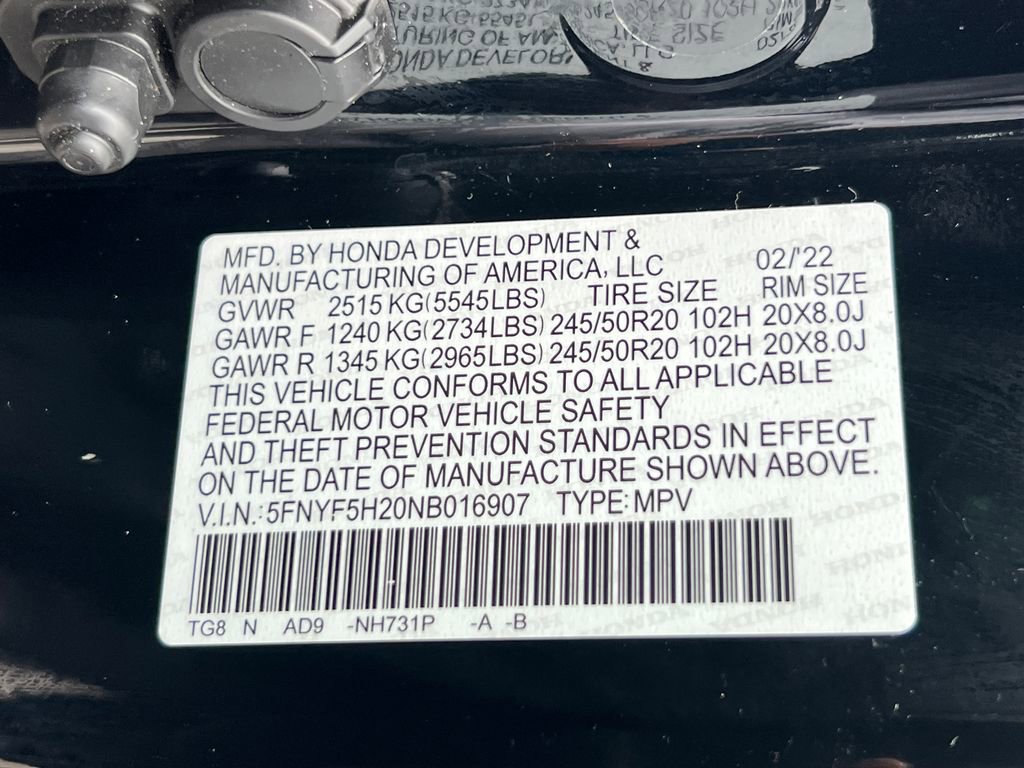 Used 2022 Honda Pilot Special Edition image 33