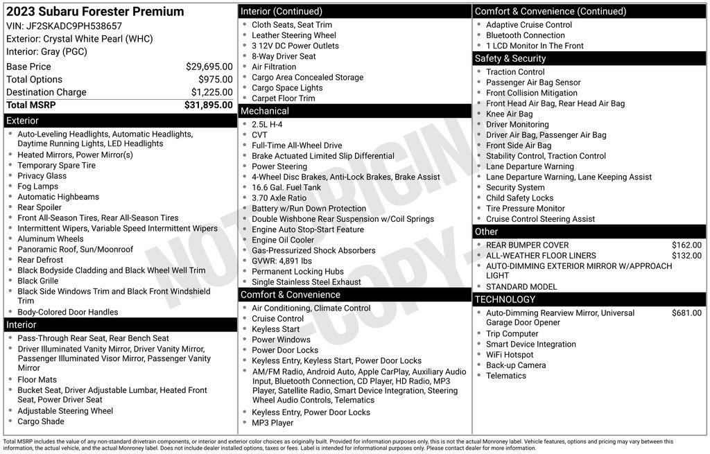 Used 2023 Subaru Forester Premium image 5