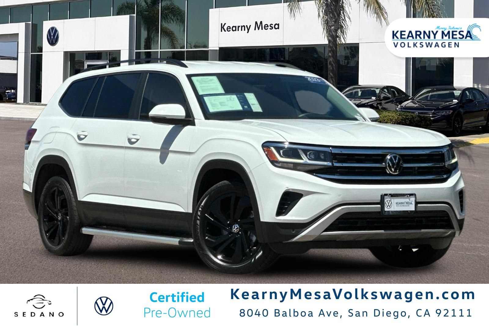 Used 2023 Volkswagen Atlas SE w/ Black Wheel Package FWD image 1