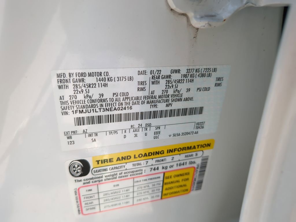 Certified 2022 Ford Expedition Platinum RWD image 35