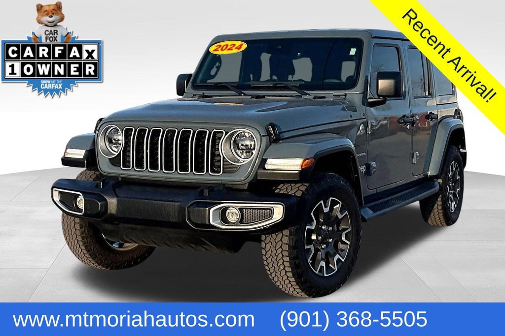 Used 2024 Jeep Wrangler Sahara w/ Technology Group image 1