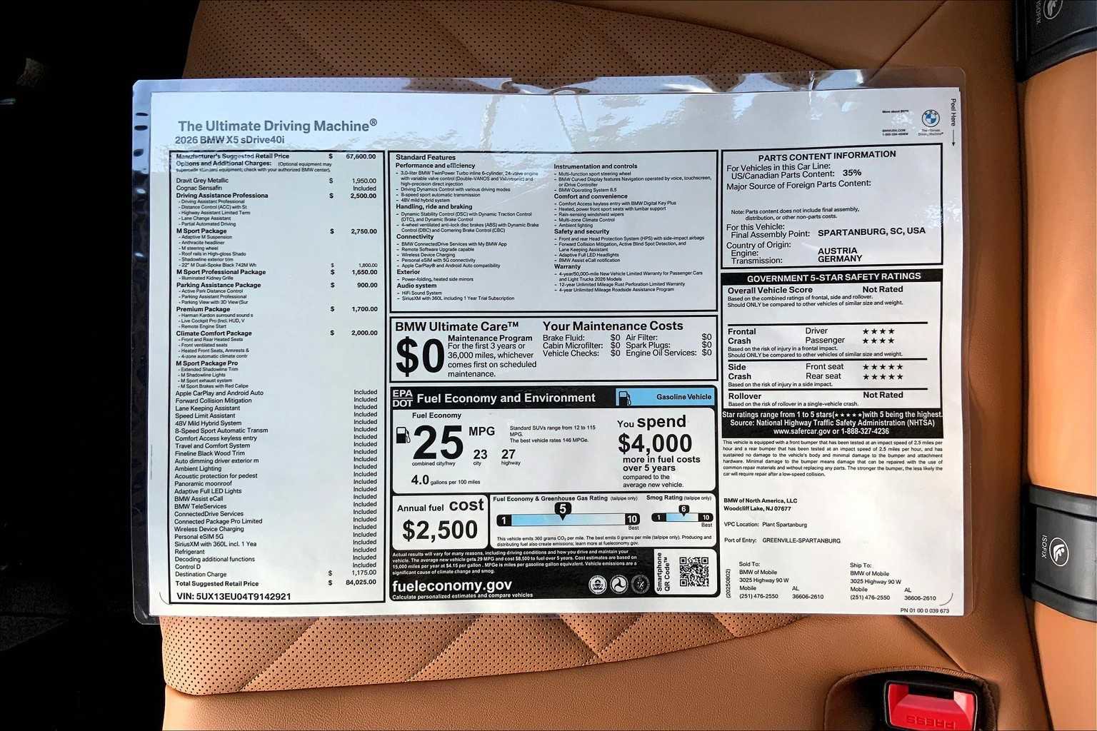 New 2026 BMW X5 sDrive40i image 20