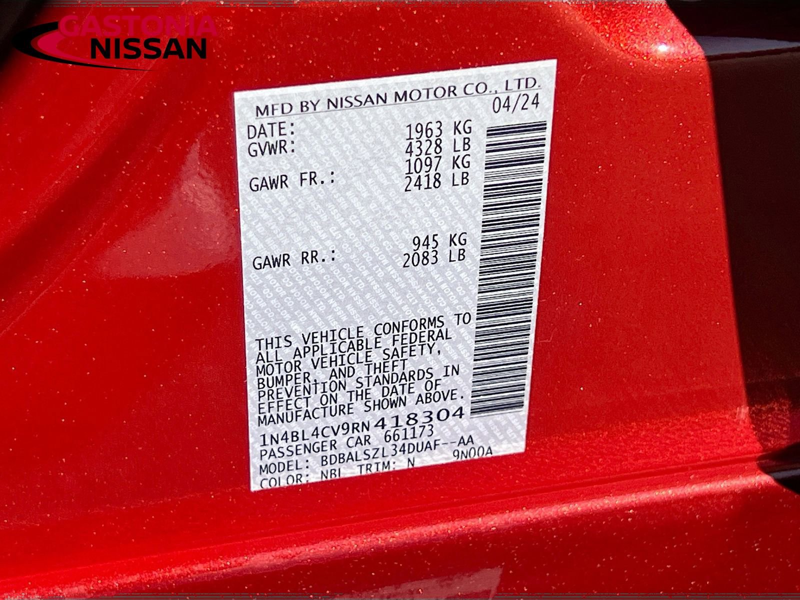 Used 2024 Nissan Altima 2.5 SR w/ SR Premium Package image 41