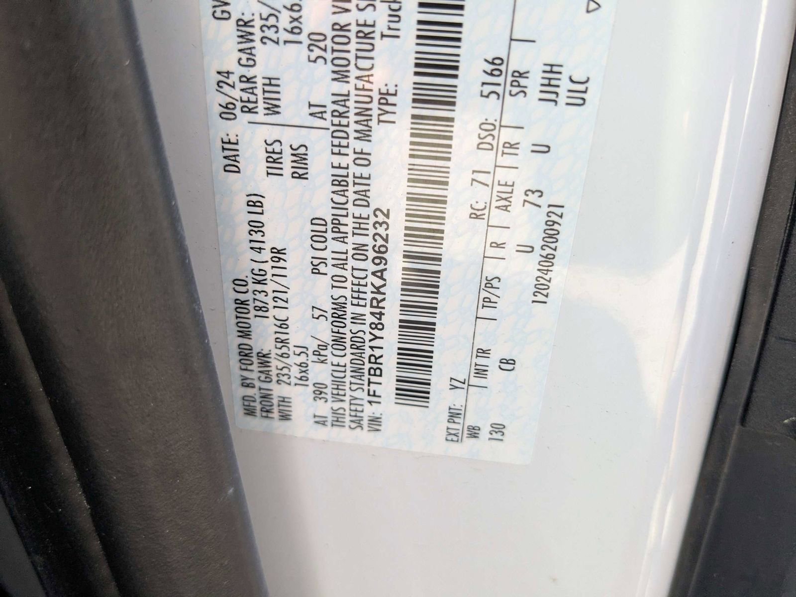 Used 2024 Ford Transit 250 BASE w/ Exterior Upgrade Package image 16