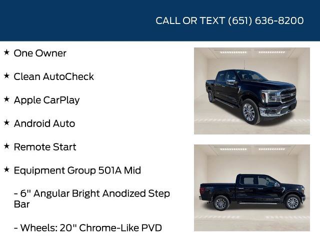 Certified 2025 Ford F150 Lariat w/ Equipment Group 501A Mid image 5