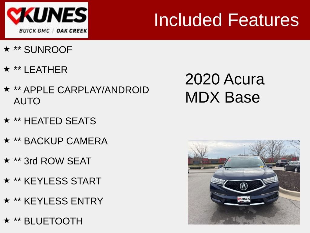 Used 2020 Acura MDX Technology image 2