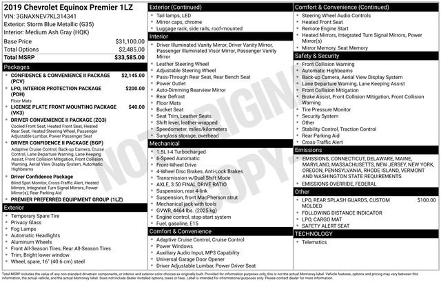 Used 2019 Chevrolet Equinox Premier image 30