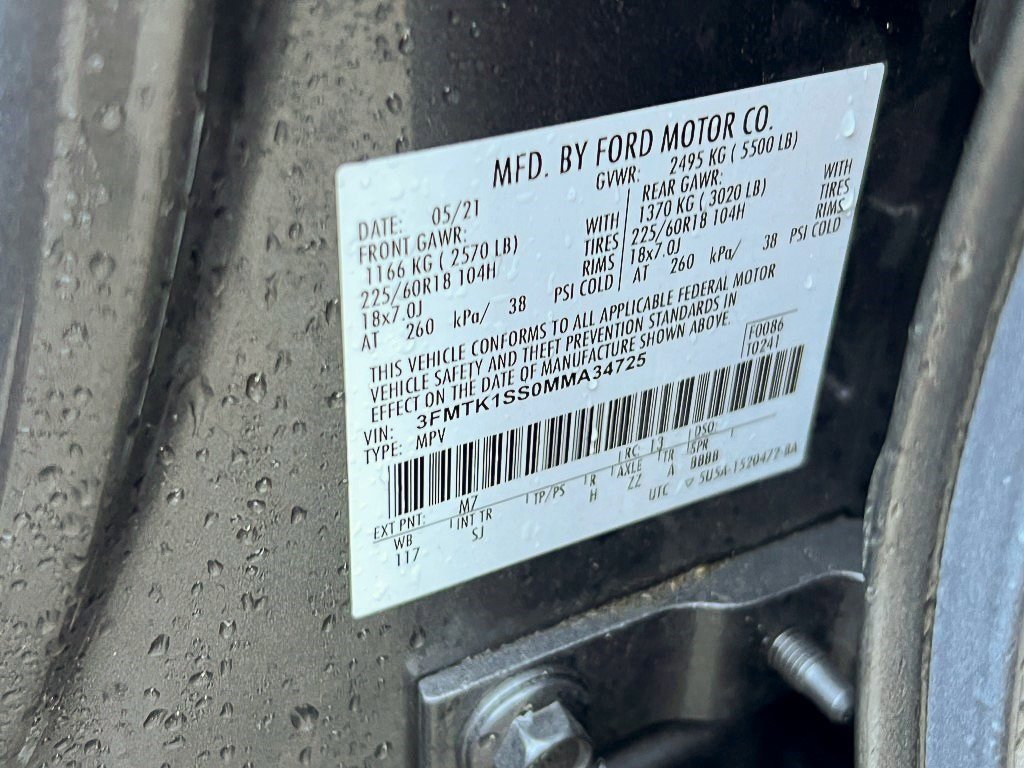 Certified 2021 Ford Mustang Mach-E Select w/ Comfort/Technology Package image 27