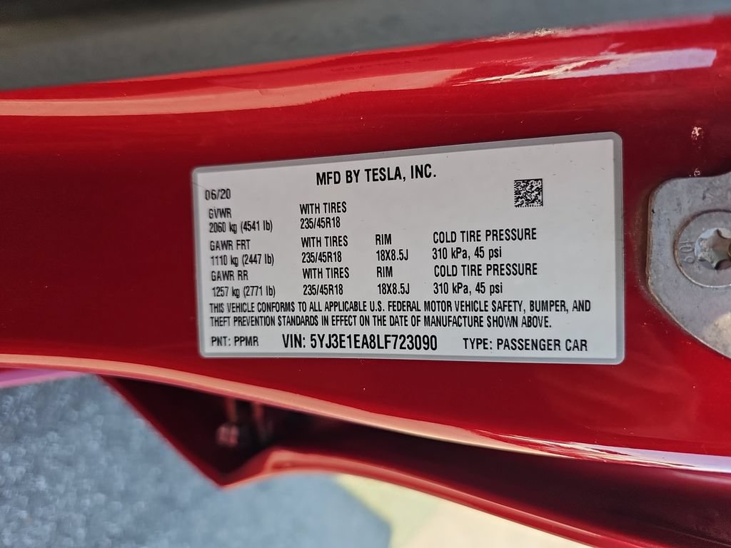 Used 2020 Tesla Model 3 Standard Range Plus RWD image 33