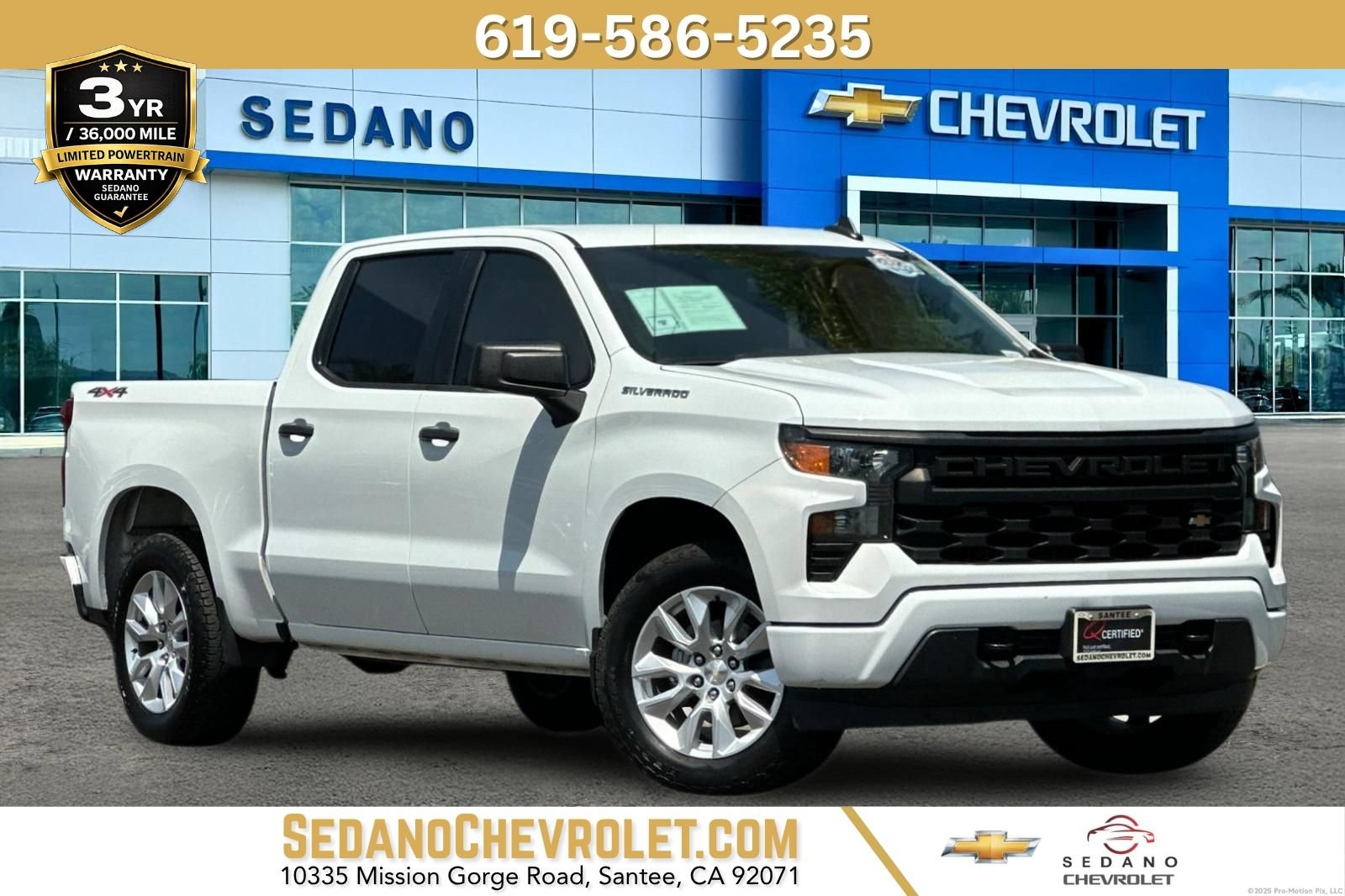 Used 2022 Chevrolet Silverado 1500 Custom AWD/4WD image 1