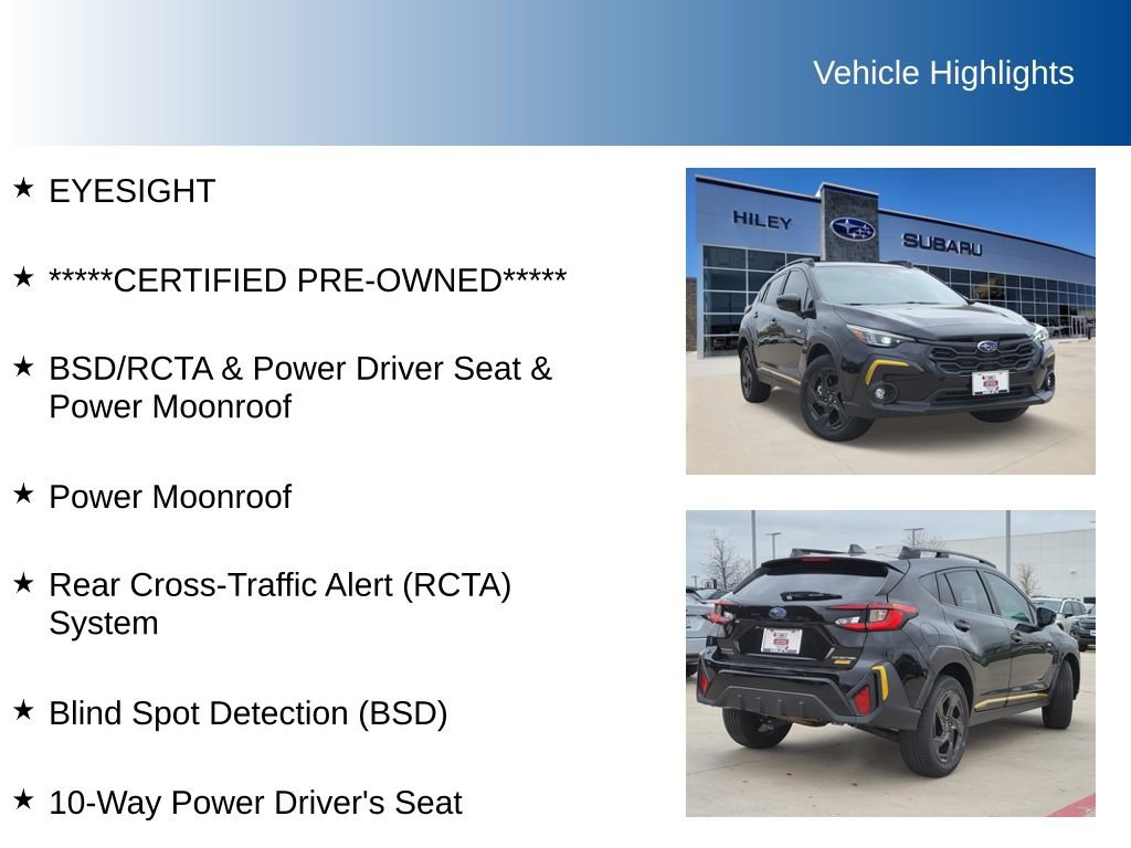Certified 2025 Subaru Crosstrek 2.5i Sport image 5