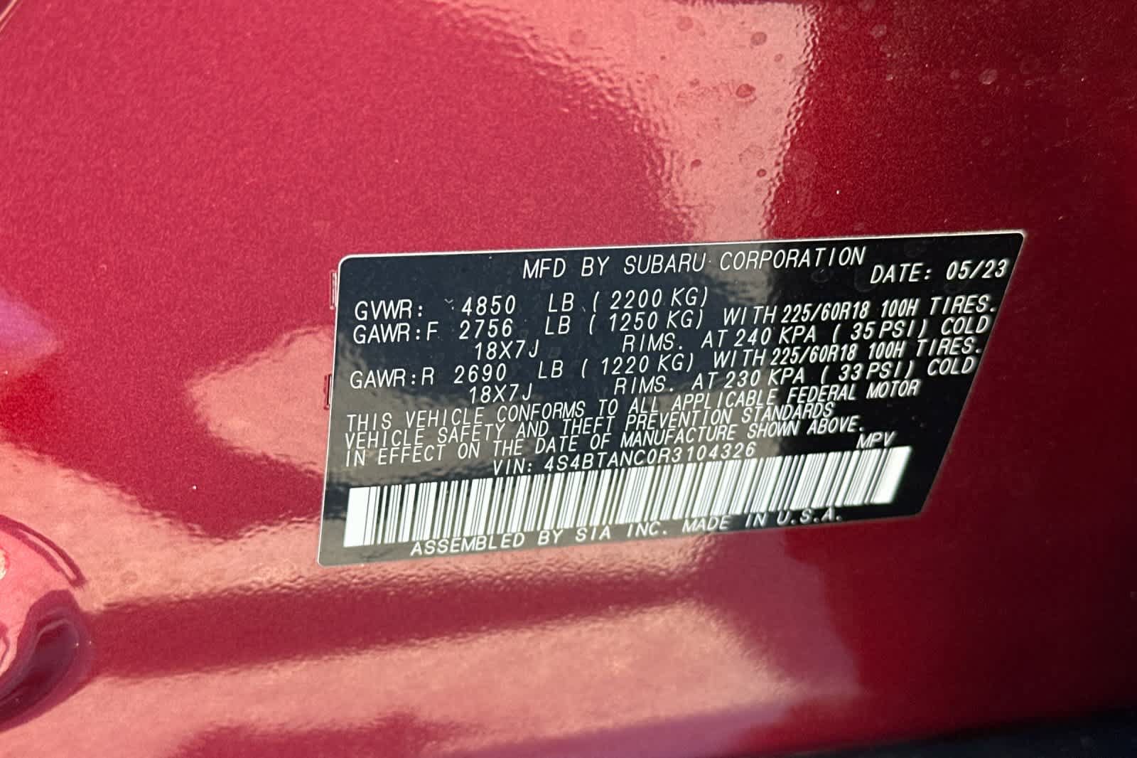 Used 2024 Subaru Outback Limited AWD/4WD image 33