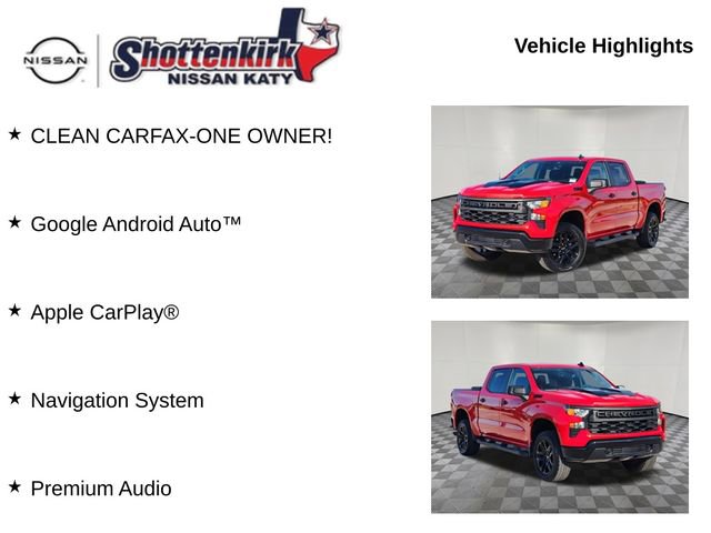 Used 2025 Chevrolet Silverado 1500 Custom Trail Boss w/ Turbomax Blackout Package AWD/4WD image 6