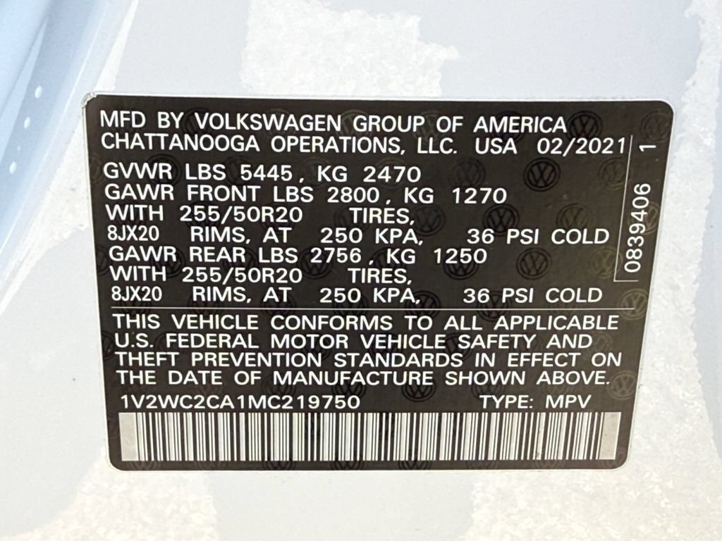 Used 2021 Volkswagen Atlas Cross Sport SE FWD image 26