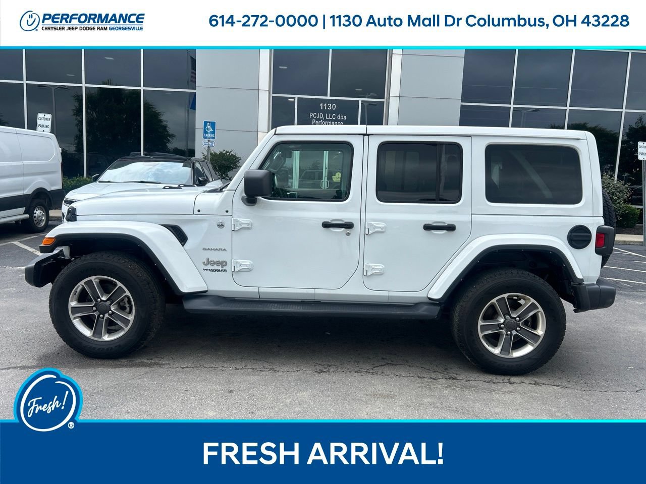 Used 2021 Jeep Wrangler Unlimited Sahara w/ Uconnect 4C Nav & Sound Group AWD/4WD image 7