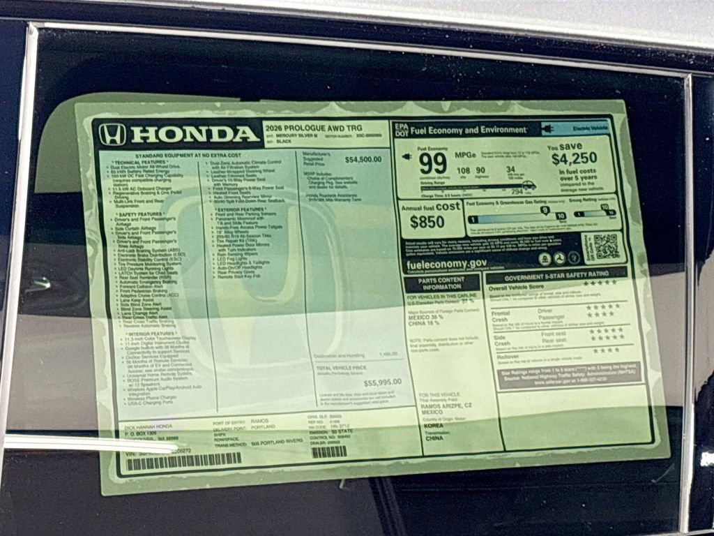 New 2026 Honda Prologue Touring image 25