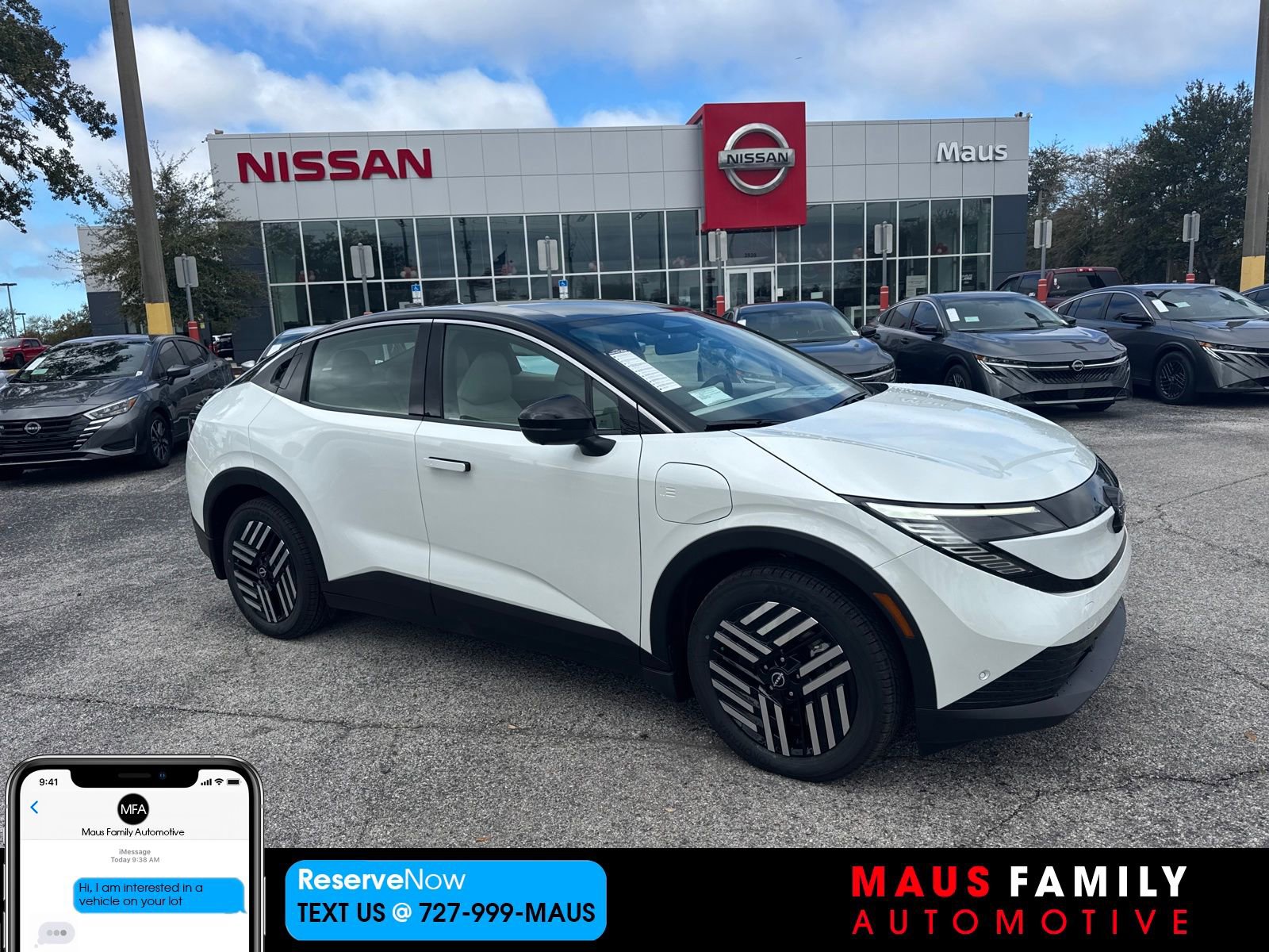 New 2026 Nissan Leaf SV+ w/ Floor Mat Package (SV+) FWD 360° Tour