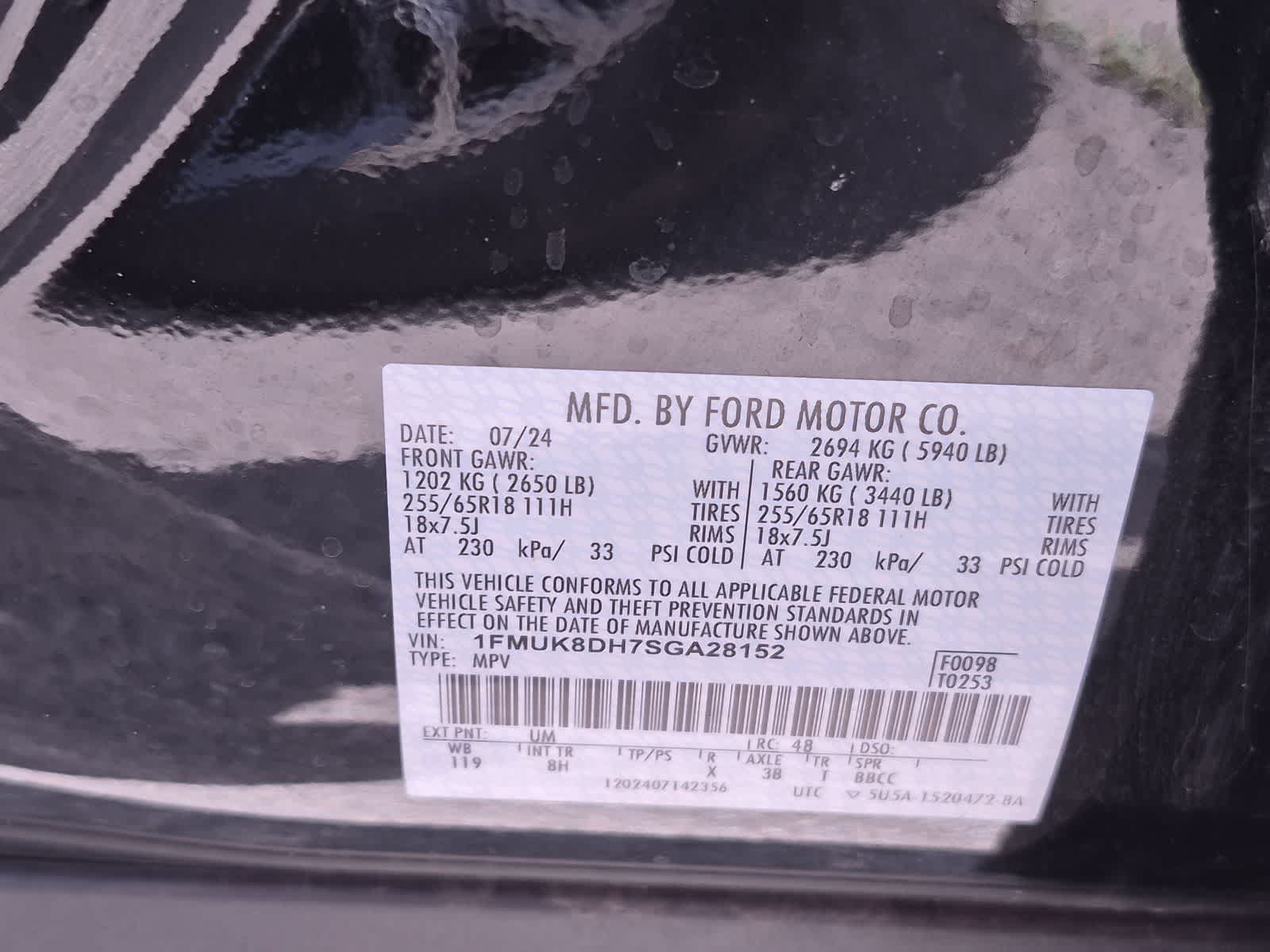 Certified 2025 Ford Explorer Active AWD/4WD image 35