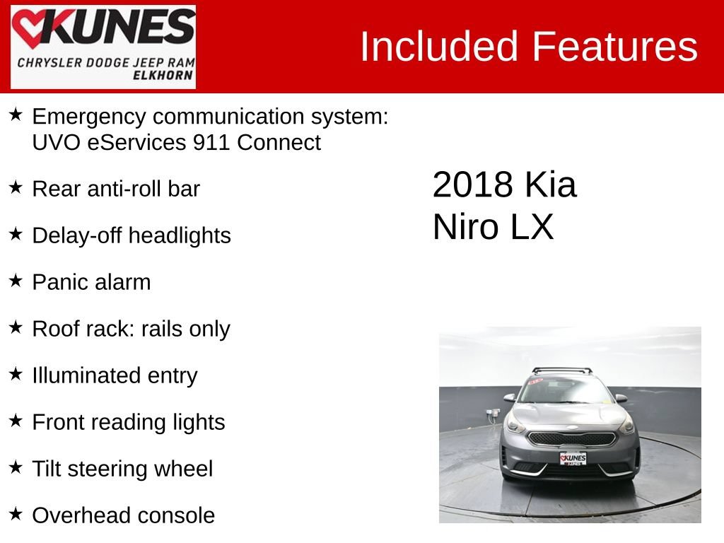Used 2018 Kia Niro LX FWD image 4