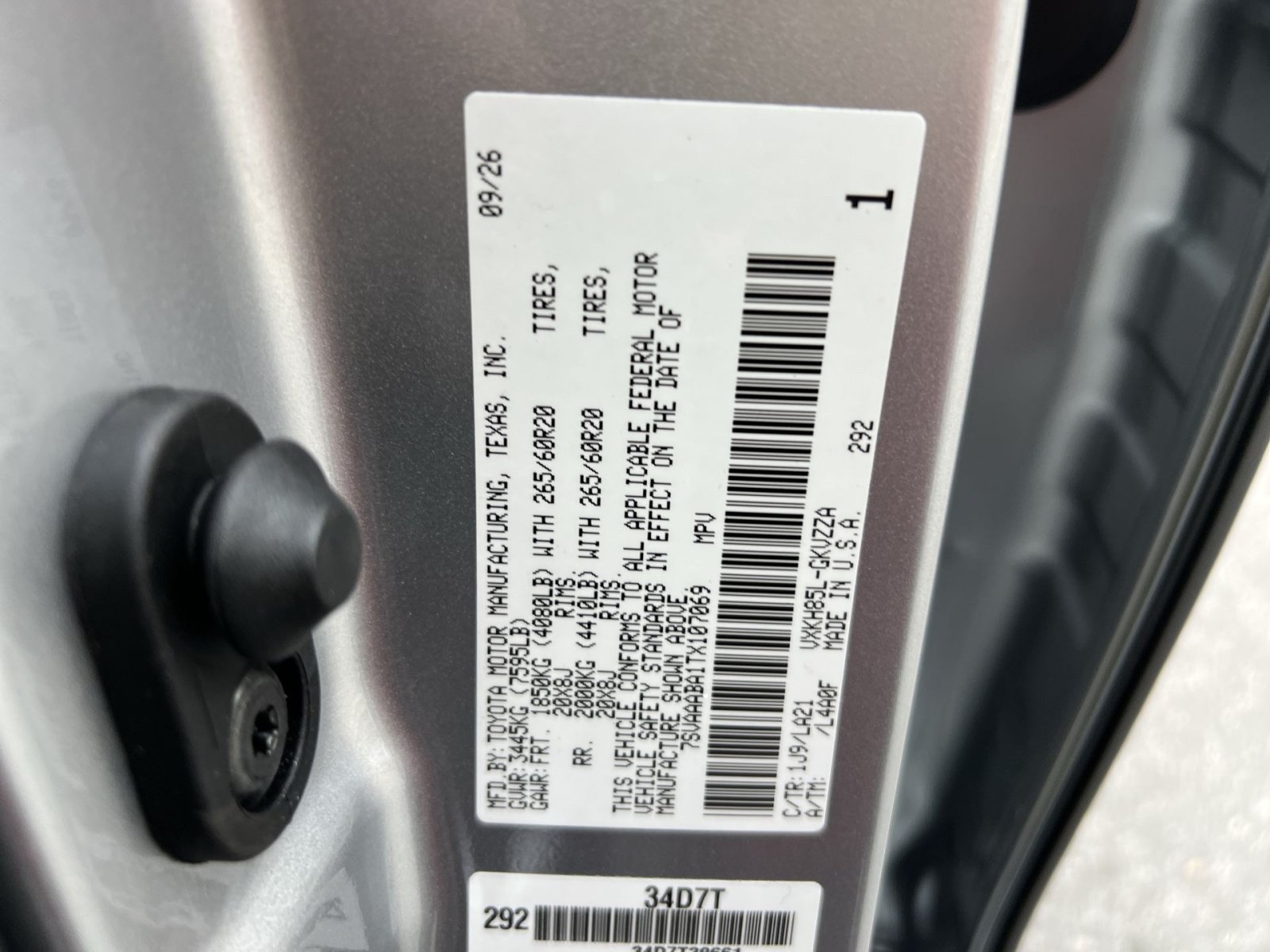 New 2026 Toyota Sequoia Platinum AWD/4WD image 30