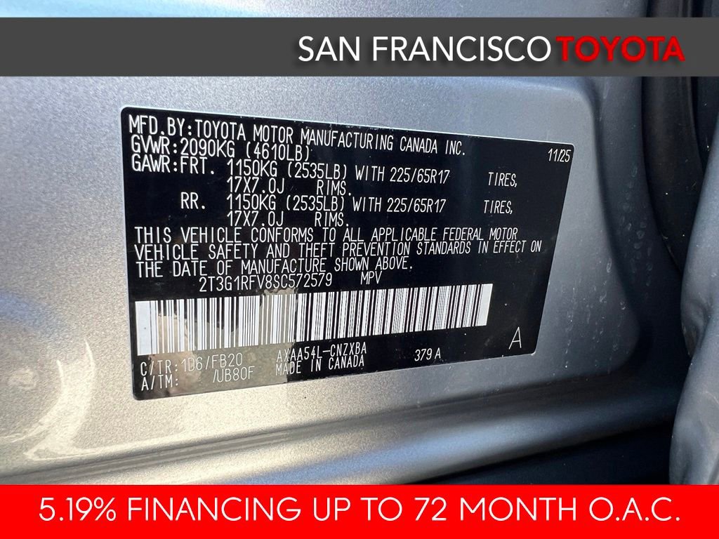 Certified 2025 Toyota RAV4 LE AWD/4WD image 38