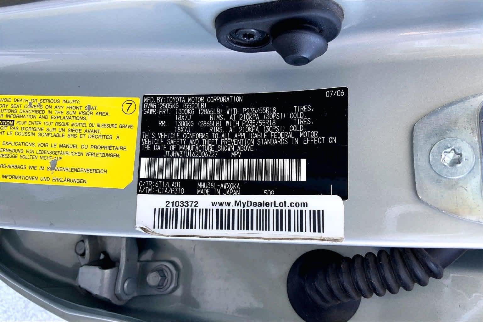 Used 2006 Lexus RX 400h AWD image 20