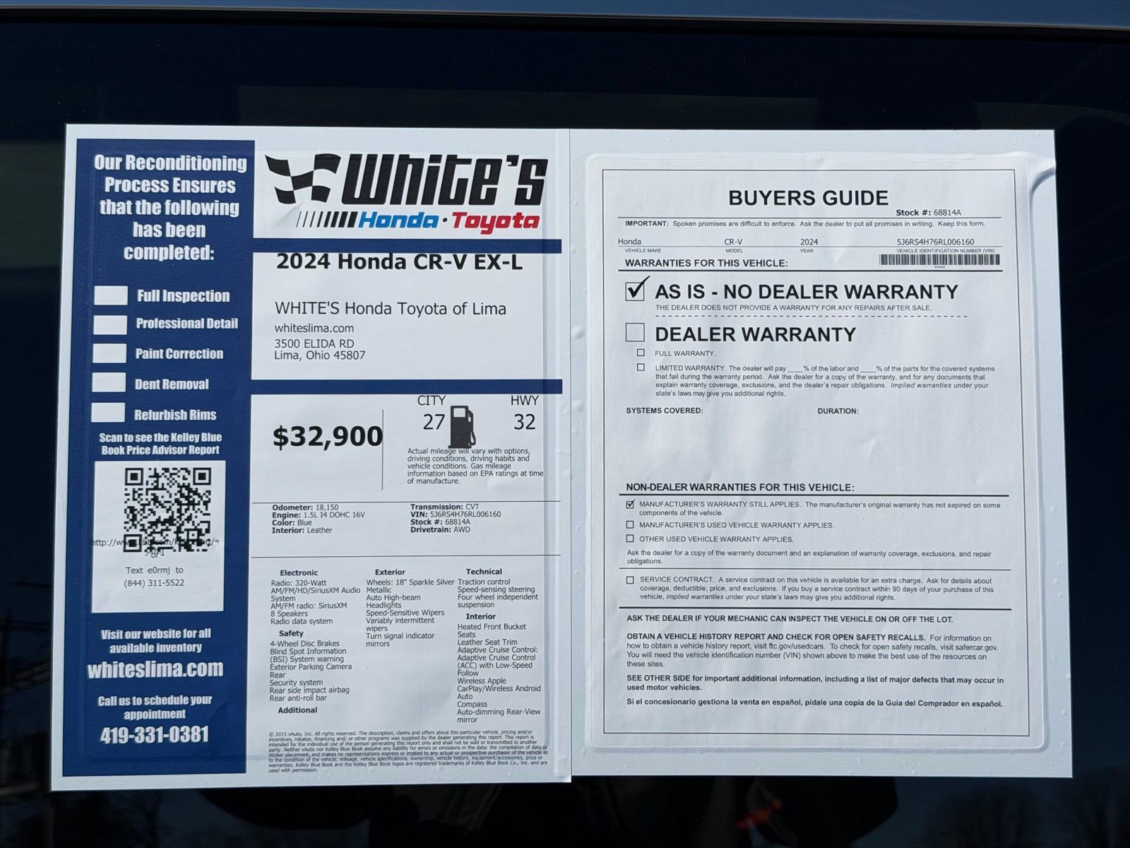 Used 2024 Honda CR-V EX-L image 36