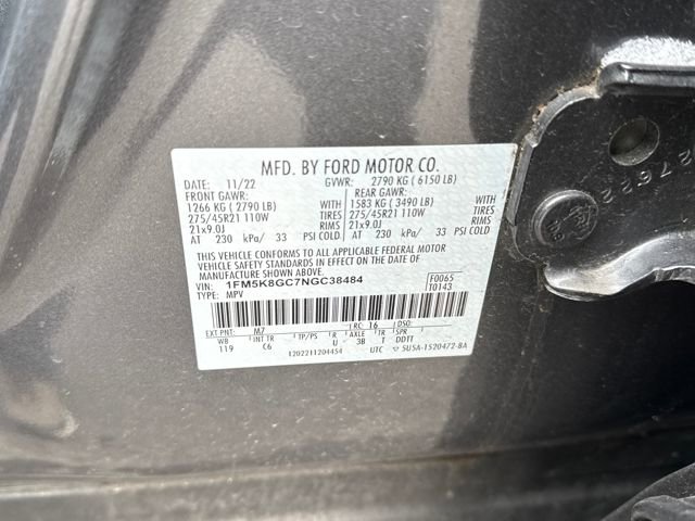 Used 2022 Ford Explorer ST w/ Equipment Group 401A image 24