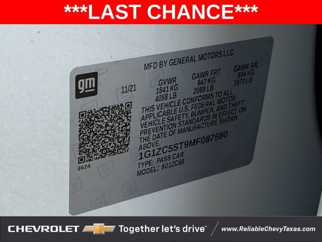 Used 2021 Chevrolet Malibu LS w/ Driver Confidence Package II FWD image 31