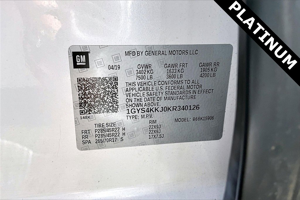 Used 2019 Cadillac Escalade ESV Platinum image 36