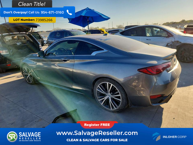 Used 2018 INFINITI Q60 3.0t Luxe RWD image 3