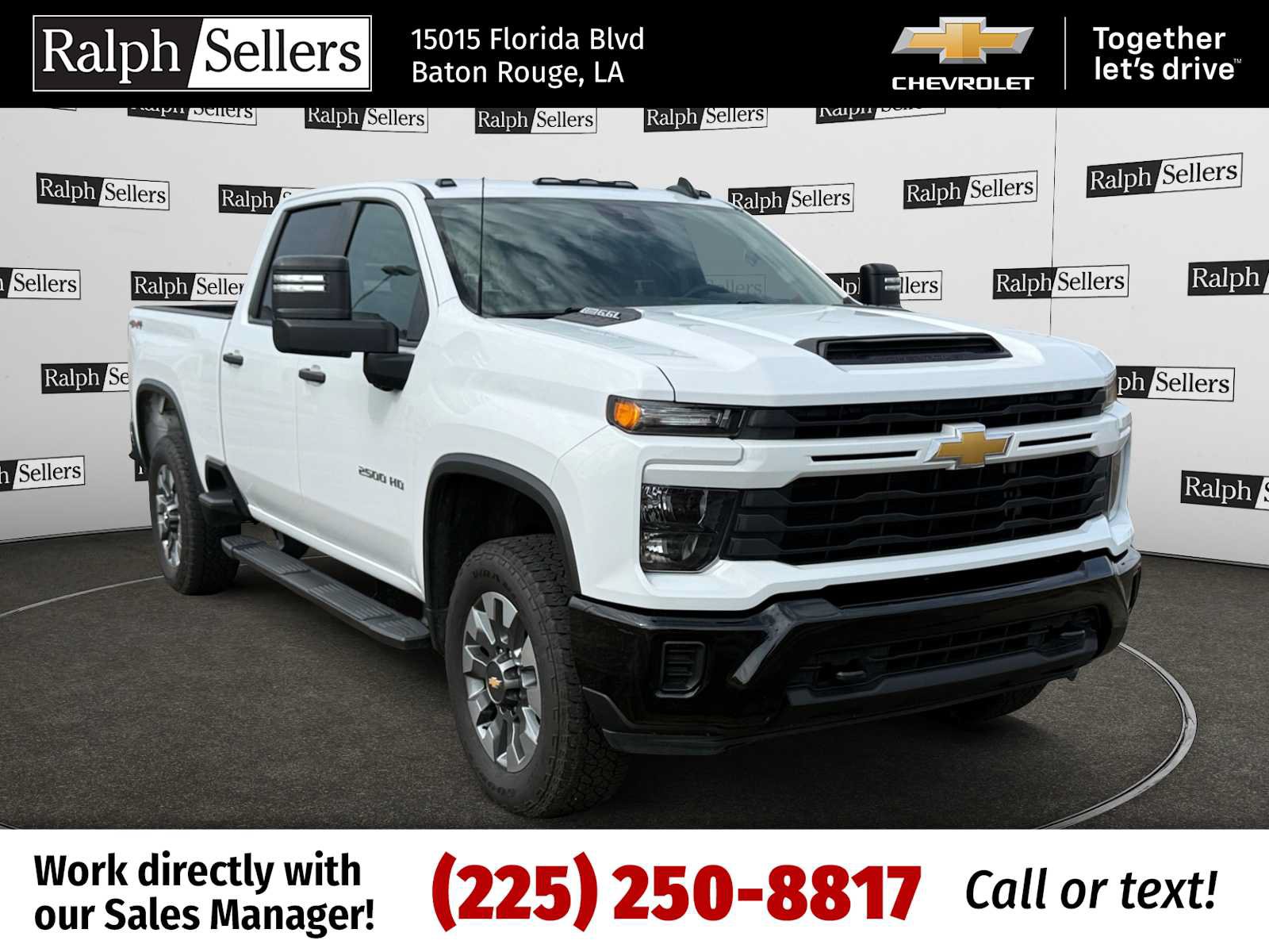 Used 2025 Chevrolet Silverado 2500 Custom w/ Custom Convenience Package AWD/4WD image 1