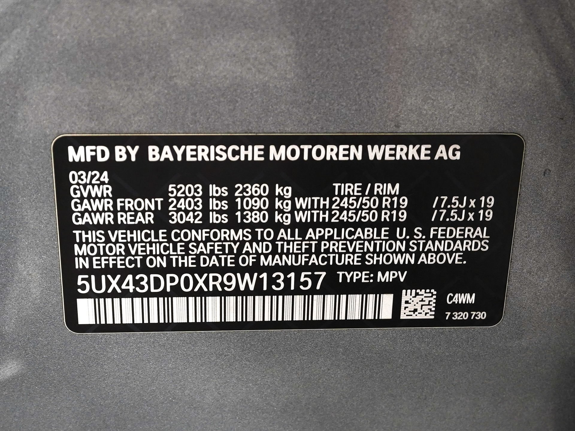 Used 2024 BMW X3 sDrive30i RWD image 35