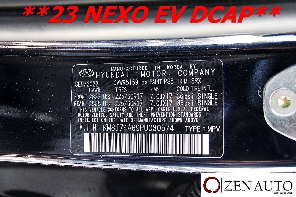 Used 2023 Hyundai Nexo Blue FWD image 59