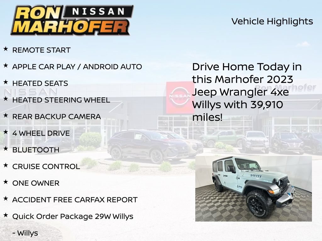 Used 2023 Jeep Wrangler Unlimited w/ Cold Weather Group AWD/4WD image 15